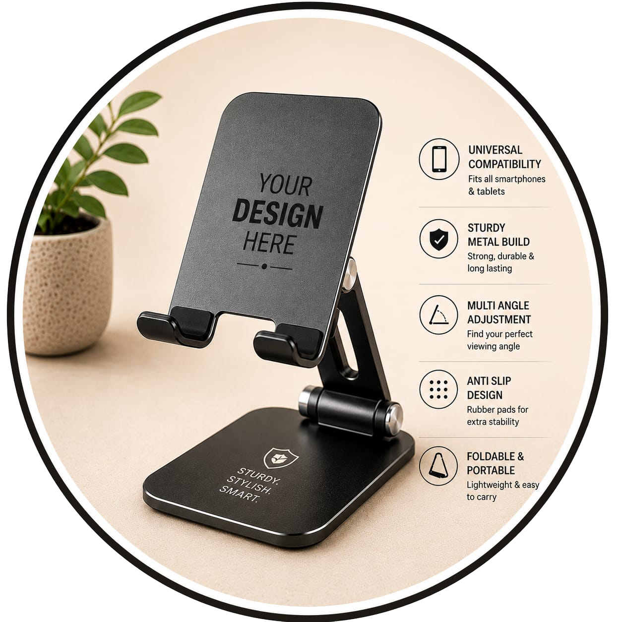 Branded mobile stand